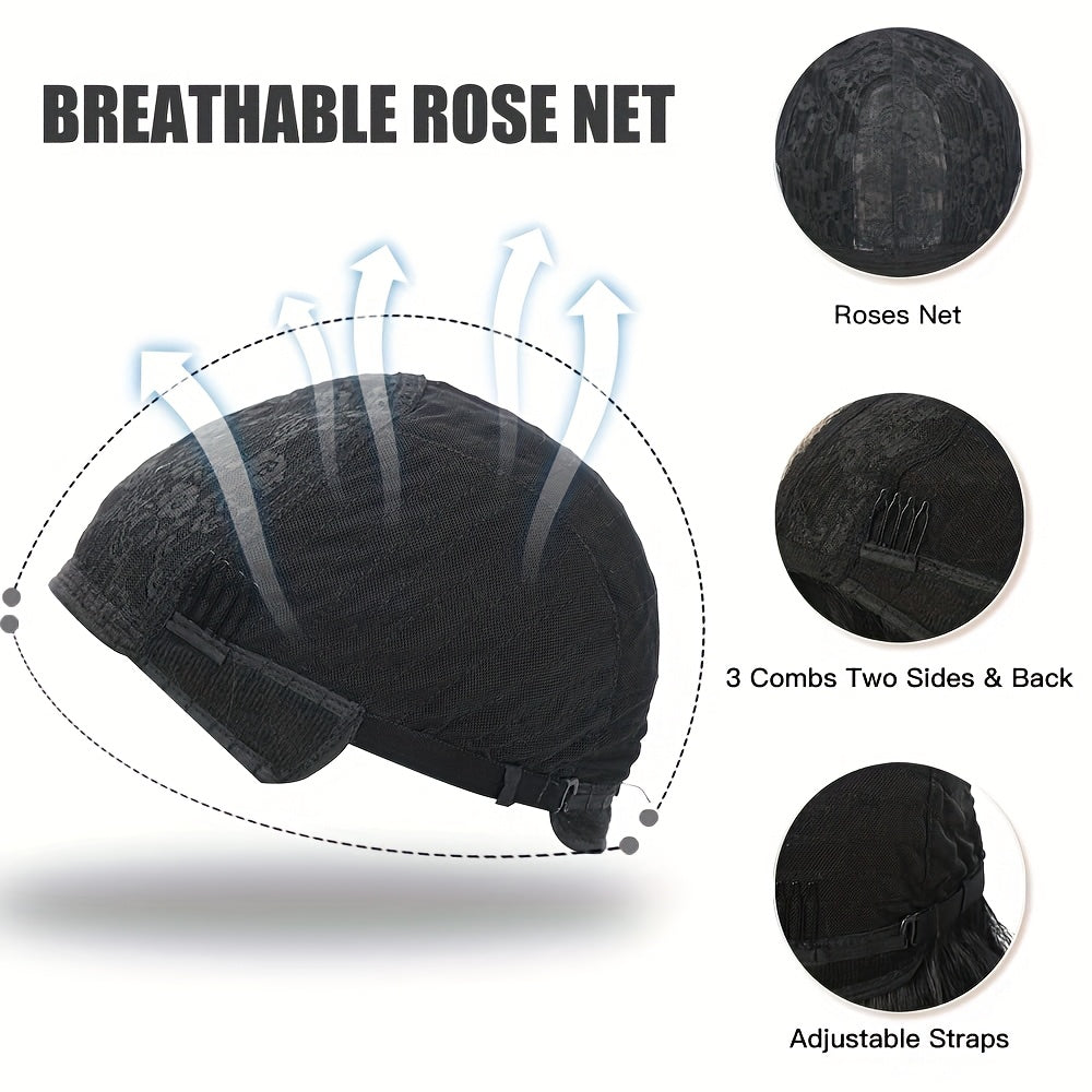 24 Inch Long Black Straight Wig with Bangs Colorful Y Soft Smooth Black Wigs Synthetic Heat Resistant Fiber Hair Daily Party Use with Density for Women